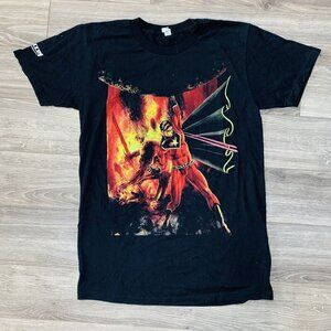 Comic Con Superhero T-shirt Graphic Print Tee Unisex S Black Montreal 2014